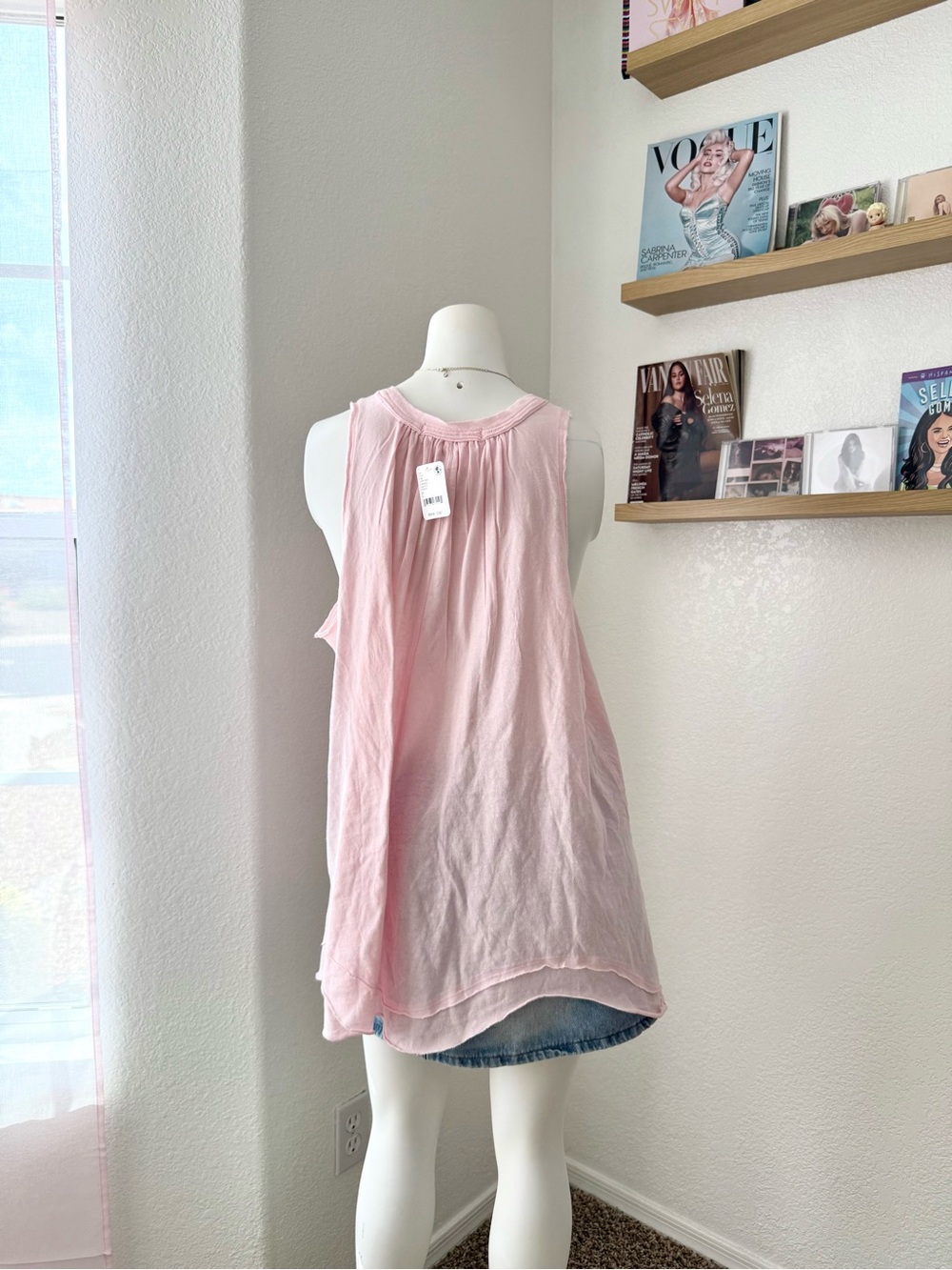 NWT Free People We The Free "Go To Town" Tank - Size L - Picture 4 of 6